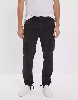 Pantalon American Eagle AE Flex Slim Lived-In Cargo Noir Homme | JPD-79927803